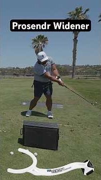 @trottiegolf fixing my golf swing using the Prosendr Widener - The hottest swing trainer right now!