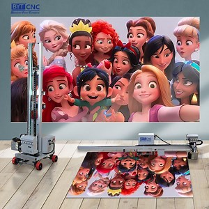 [Hot Item] Wall Robot Paint Machine 3D Ceramic Tile Wall Printing Machine Vertical Wall Printer