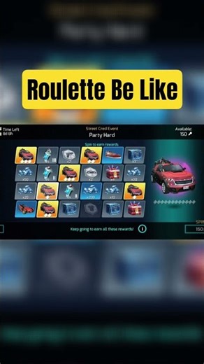 Street Cred Event Roulette Be Like #gangstarvegas #ytshorts