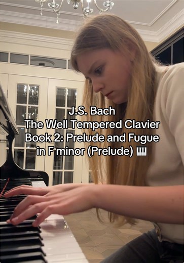 J.S. Bach The Well Tempered Clavier Book 2: Prelude and Fugue in F minor (Prelude) II Sofiya Petrova 🎹 #piano #pianist #pianolesson #pianotutorial #pianocover #pianomusic #pianotok #pianoplayer #youngmusician #music #classicalmusic #classicalpiano #musician #onedayordayone #pianistsoftiktok #pianista #concert #concerto #brahms #chopin #ballade #chopinballade #chopinetude #bach #thewelltemperedclavier #welltemperedclavier #wtc #bachprelude #fugue #prelude #composer #compositor #rachmaninoff #rac