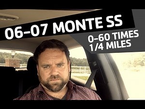 06-07 Monte Carlo SS 0-60 & 1/4 Mile Numbers