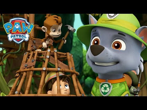 Pups rescue Ryder's tools from the mischievous monkeys and more! - PAW Patrol Episode Cartoons