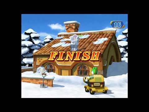 Mario Party 8 minigame: Snow Way Out 60fps