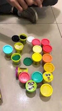 17-Piece Assorted Color Modeling Dough / Clay Set