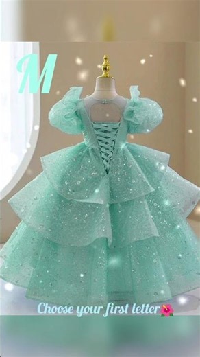 choose#your first#alphabet 🔤 new❤️‍🔥#fashion#week collection beautiful#frock#image#video show dress🥰