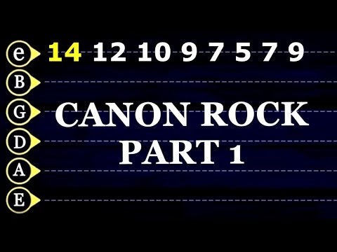 Canon Rock Tutorial With Tab #1