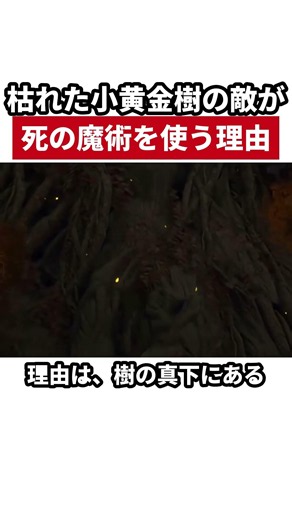 枯れた小黄金樹の敵が死の魔術を使う理由