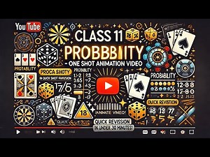 CBSE Class 11 || Maths || Probability || Animation || in English