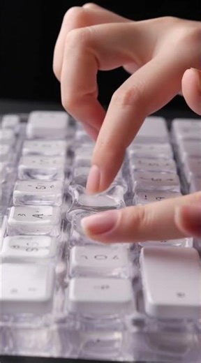 Jelly Keyboard That Actually Moves ⌨️🫧 #jelly #satisfying #asmr #food