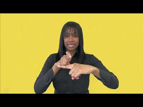 Beans in American sign language
