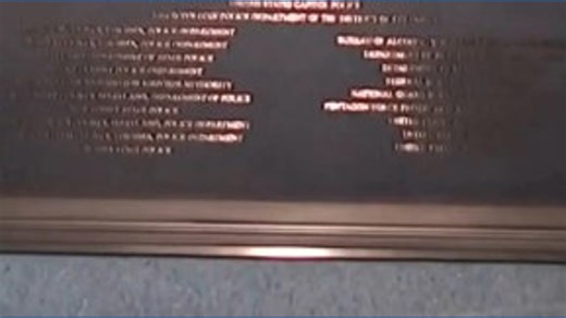 Plaque to honor officers who protected the Capitol on January 6th, 2021 is now on display