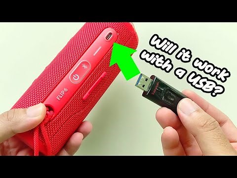 Will a JBL Flip 6 work with a USB Drive (2025)