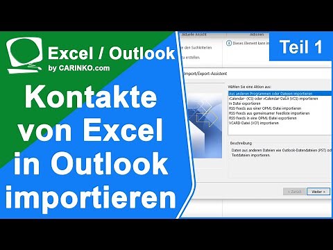 Importing addresses from Excel to Microsoft Outlook Part 1 - carinko.com
