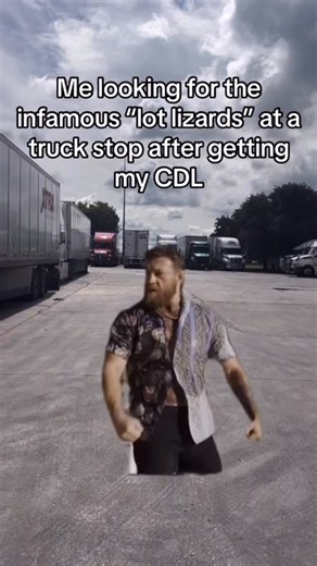 Degen With The Boys on Instagram: "When you’re in the truck stop looking for the lot lizards 🤣🚛 #trucking #trucks"