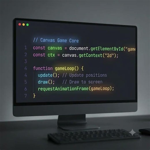 كيف تصنع لعبة بـ JavaScript بدون محركات؟ #البرمجة