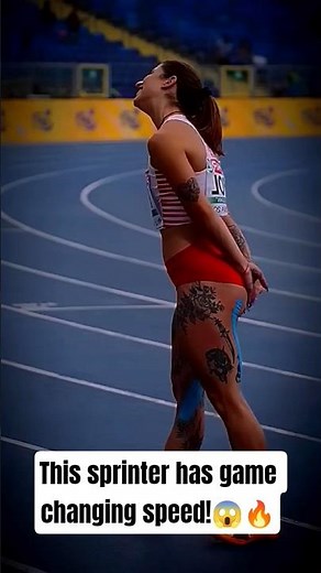 This sprinter has game changing speed!😱🔥