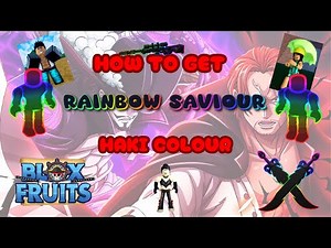 HOW TO GET RAINBOW SAVIOUR AURA COLOUR | FULL GUIDE | Blox Fruits