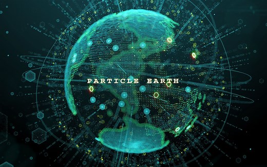 【C4D教程】C4D制作全息投影效果 粒子地球效果 HUD效果制作 科幻线条 C4D教程