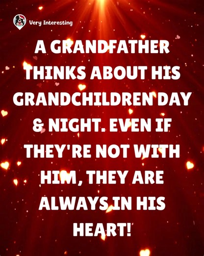 A grandfather thinks about his grandchildren day and night 💙👴 Even when they’re not near, they’re always in his heart ❤️✨ Forever love | Earth of Nature