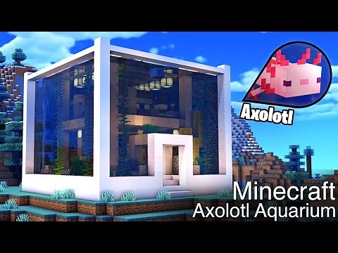 Axolotl Aquarium Survival Base - Minecraft Tutorial 1.20 #86