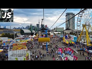 The Sky Ride at the CNE 2022 in Toronto (POV)