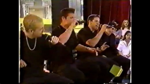 98 Degrees  THE HARDEST THING⧸INTERVIEW   1999.2.8