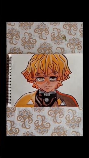 Zenitsu draw #art #demonslayer #shortvideo