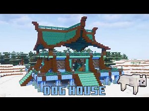 How to build Dog House 3/8 (Snowy type) - Minecraft Tutorial