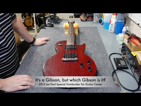 What sort of Gibson did I just buy? An odd 2013 Gibson Les Paul Special Guitar Center Exclusive.