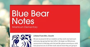 Blue Bear Notes