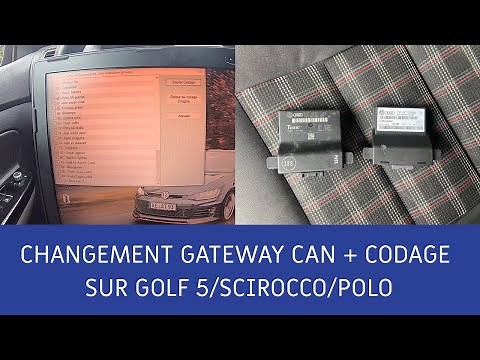 CAN GATEWAY CHANGE + CODING ON GOLF 5 / SCIROCCO / POLO