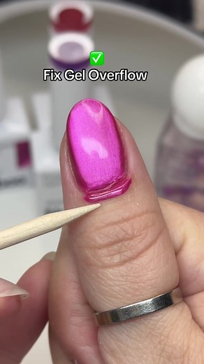 Fix Gel Overflow at Cuticles: Simple Gel Nail Repair