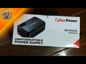 CyberPower BU1000E 1000VA UPS Cinematic Unboxing and Overview.