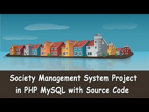 PHP Project on Society Management System with MySQL