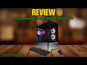 CyberPowerPC Gamer Master Review | Ryzen 5 5500 + RX 6400 Gaming PC – Best Budget Prebuilt 2025?
