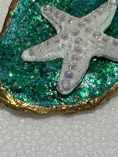 Starfish Oyster Shell Ornanent - Etsy