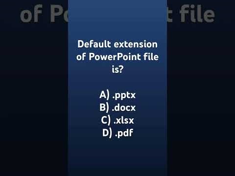 Extension of powerpoint file