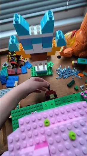 New trial chamber from Minecraft in Lego now with birch tree and wildflowers