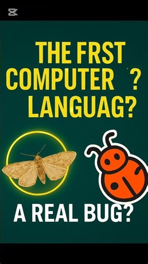 The First Computer Bug Was a Real Insect??😱💻🐛#programming #bug #shorts