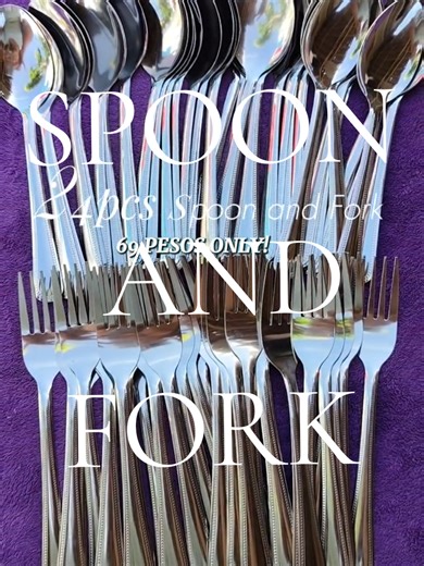 24-Piece Affordable Stainless Steel Spoon and Fork Set