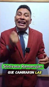 The story and biography of the Indian self-taught mathematician Srinivasa Ramanujan ❤️🧠