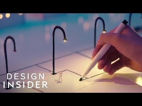 Pen Draws Electricity On Paper