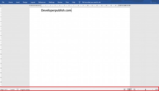 Status Bar in Microsoft Word | Microsoft Word Tutorials