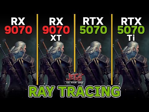 Ray Tracing test | RX 9070 vs RX 9070 XT vs RTX 5070 vs RTX 5070 Ti | Ryzen 5 7600 |