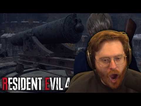WHO LET ME SHOOT A CANNON | Resident Evil 4 Remake Pt.6