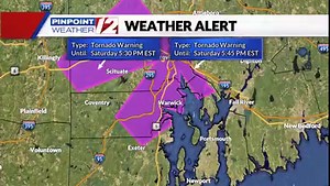 2K views · 16 shares | SEVERE WEATHER ALERT: TORNADO WARNING for areas in purple until 11/13 5:45PM. Seek shelter in the lowest level of your home or building and stay away from windows. | WPRI 12 | Facebook