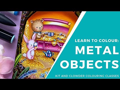 Coloring Shiny Metal with Markers