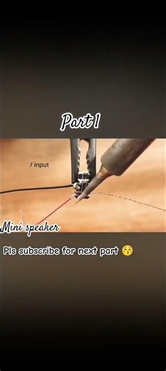 THE SPEAKER FROM NUT SHELL ⚒️🔌#aryankelvin #part1 #tech #diy #shorts