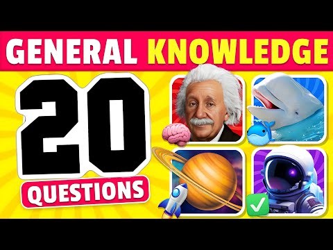 How Smart Are You? 🤓 20 General Knowledge Trivia Quiz Questions