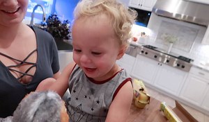 58K views · 840 reactions | Here's the trick to getting your grumpy toddler to be happy! | Daily Bumps - Lanning Family | Facebook